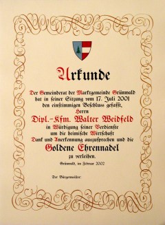 Urkunden-Atelier Maria Fuchs-Hesse | Gedruckt